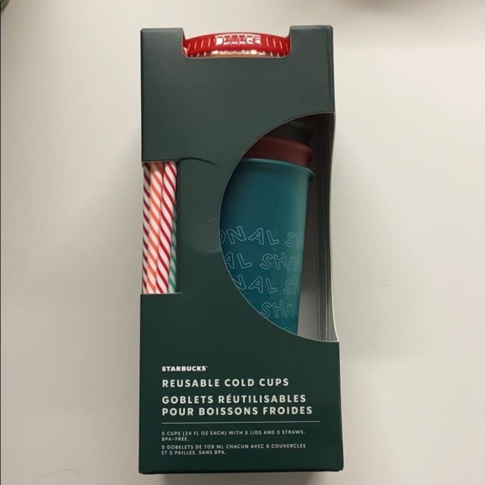 Starbucks 2019 Holiday Reusable Cold Cups